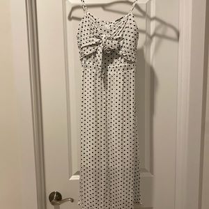 White polka dot dress. size S